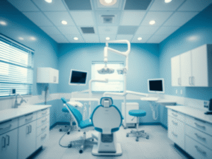 Gebze diş kliniği hizmetleri veren dent alyans diş kliniği muayene odası resim