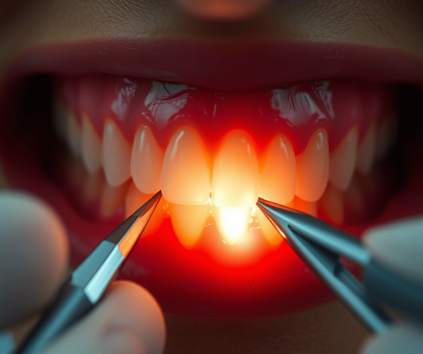 Mutlukent diş eti çekilmesi